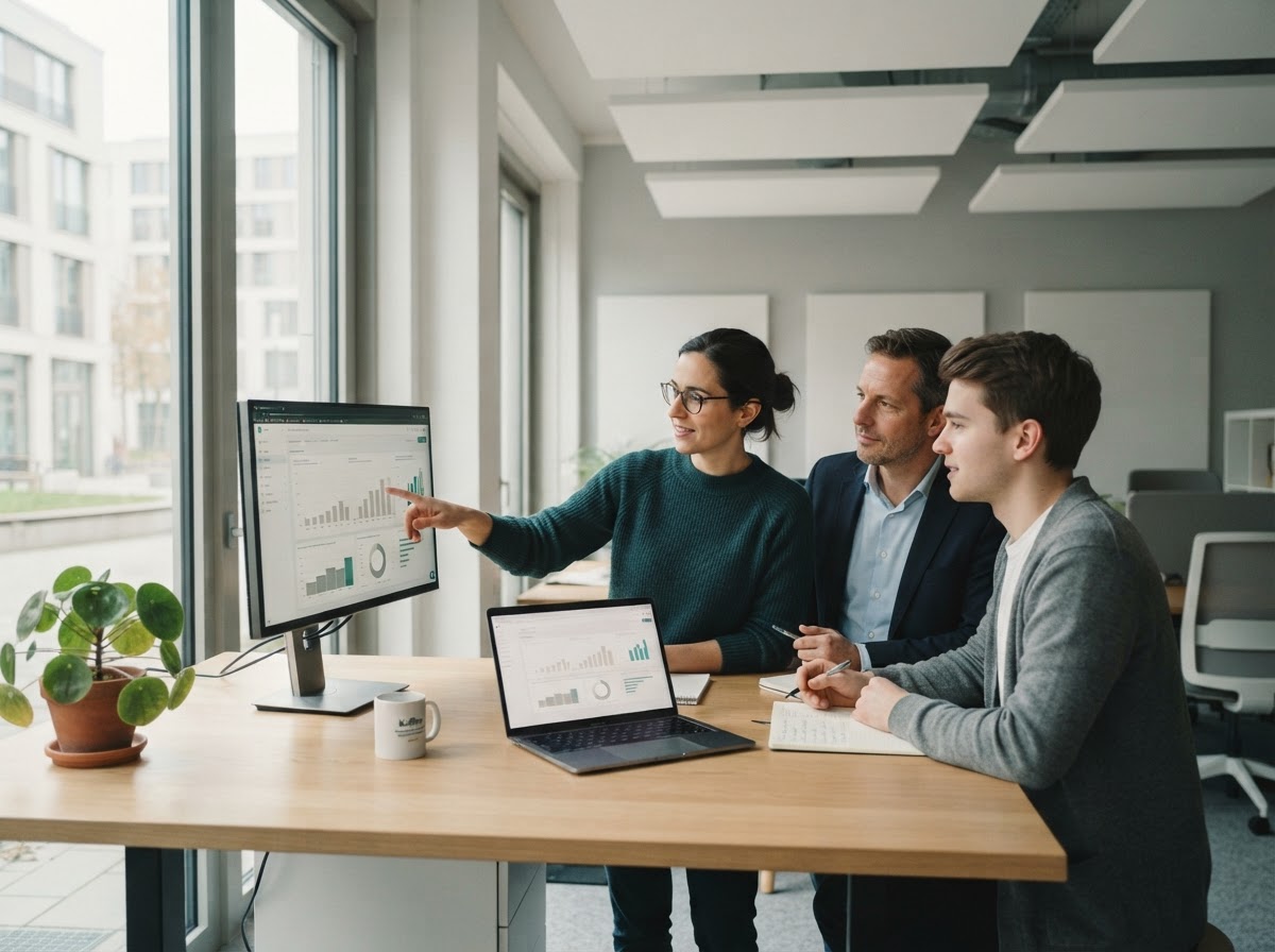 HealthBox Team bei der Entwicklung von Analysemodellen für Finanzdaten